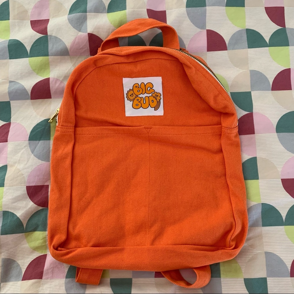 Big Bud Press Minkbackpack in Creamcicle Orange